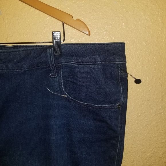 Old Navy Rockstar medium Wash Super Skinny Stretch Jeans Plus Size 28 New - Picture 2 of 5